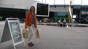 Kostproben eingekauft beim Biofest im Festspielhaus in Bregenz